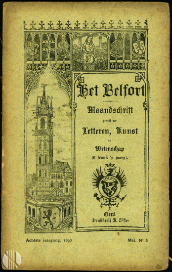 Picture of Het Belfort. Jg.8 - nr.5