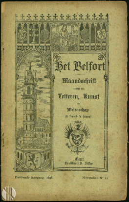 Picture of Het Belfort. Jg.13 - nr.11