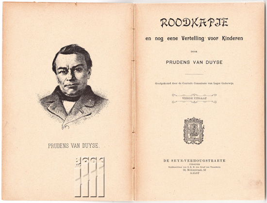 Afbeeldingen van Roodkapje en nog eene Vertelling voor Kinderen. Plaatjes van GASTON VALLAEYS