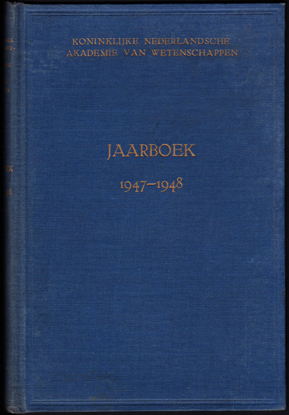 Picture of Jaarboek der Koninklijke Nederlandsche Akademie van Wetenschappen 1947 - 48