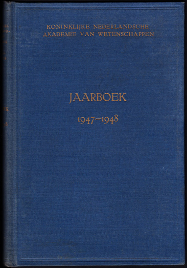 Picture of Jaarboek der Koninklijke Nederlandsche Akademie van Wetenschappen 1947 - 48