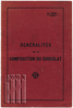 Picture of Généralités sur la composition du chocolat