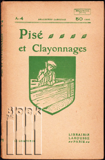 Afbeeldingen van Pisé et Clayonnages. Constructions économiques