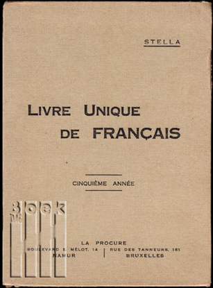 Afbeeldingen van Livre unique de Français. Cinquième année