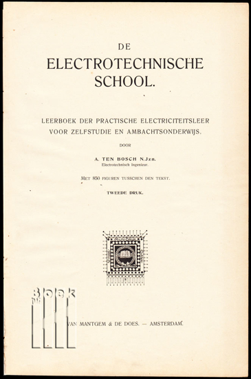 Afbeeldingen van De electrotechnische school 