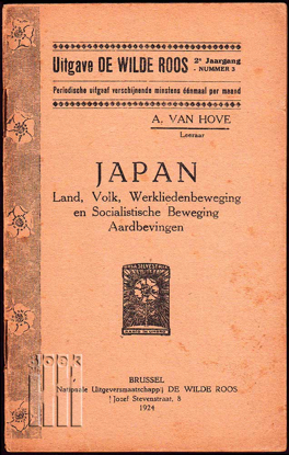 Afbeeldingen van De Wilde Roos. Jrg 2, Nr. 3 , november 1924. Japan. Land, Volk, Werkliedenbeweging en Socialistische Beweging. Aardbeving