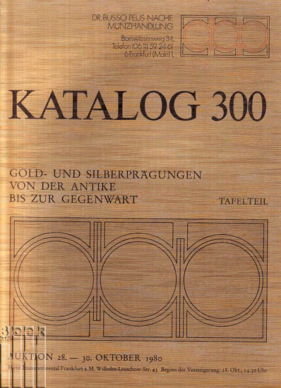 Picture of Katalog 300: Gold- und Silberprägungen von der Antike bis zur Gegenwart. 2 Teile