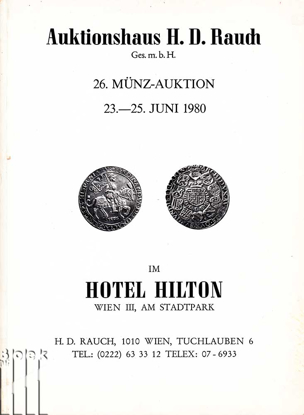 Picture of 26. Münz-Auktion Im Hotel Hilton, Wien III, Am Stadtpark