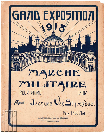 Picture of Gand Exposition 1913. Marche Militaire pour piano