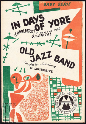 Afbeeldingen van In Days of Yore. Charleston a style of 1925. Old Jazz Band. Charleston-Dixieland