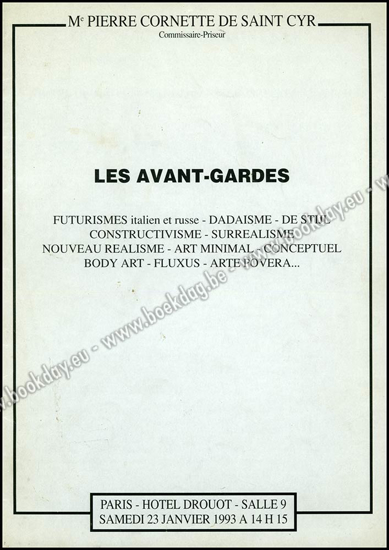 Afbeeldingen van Catalogue de vente: Les Avant-Gardes