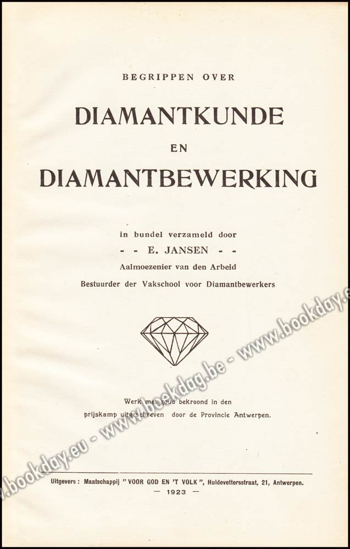 Picture of Begrippen over Diamantkunde en Diamantbewerking
