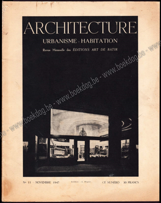 Picture of Architecture. Urbanisme - Habitation. Nr. 11. 1947