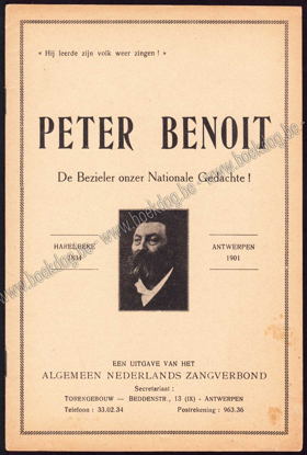 Picture of Peter Benoit. De Bezieler onzer Nationale Gedachte