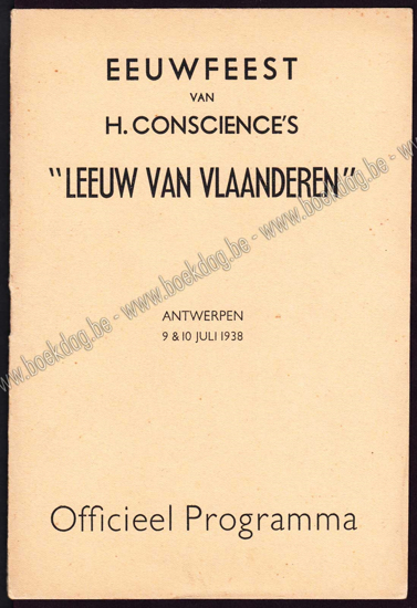 Afbeeldingen van 100ᵉ Verjaring van het verschijnen van H. Conscience's Leeuw van Vlaanderen
