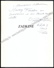 Picture of Zadkine. (Signed)