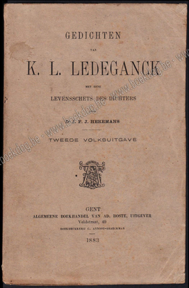 Afbeeldingen van Gedichten van K. L. Ledeganck met een levensschets des dichters