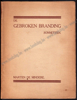 Picture of De Gebroken Branding. Sonnetten