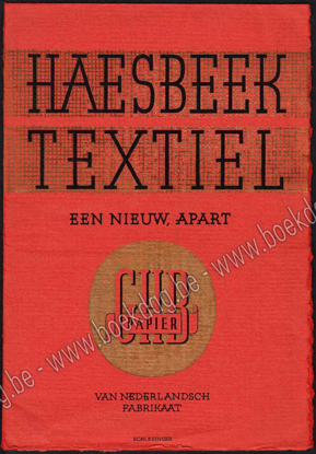 Picture of Haesbeek Textiel. Een nieuw, apart G. H. Bührmann's papier
