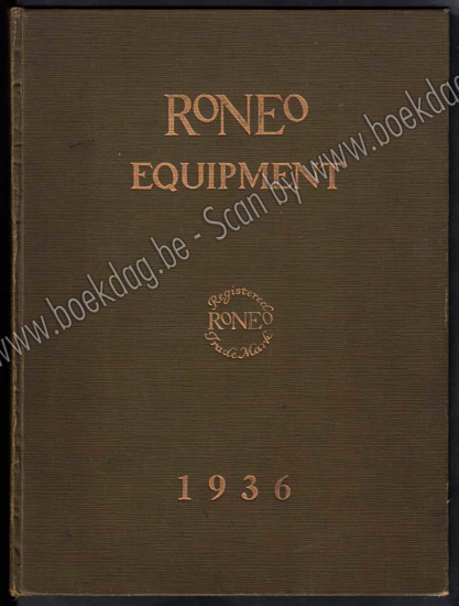 Picture of Roneo Limited. Manufacturers of Modern Office Equipment