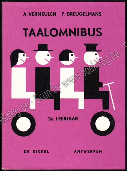 Afbeeldingen van Taalomnibus. Omslag en illu's van Fred Garrels