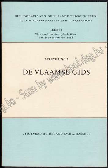 Picture of Bibliografie van de Vlaamse Tijdschriften. Reeks I: Vlaamse Literaire Tijdschriften, afl. 2