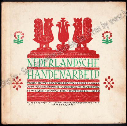Afbeeldingen van Nederlandsche handenarbeid voor in 't huisgezin en elders, naar oude vaderlandsche volkskunst-motieven