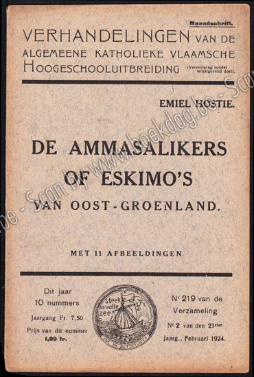 Afbeeldingen van De Ammasalikers of Eskimo's van Oost-Groenland