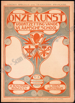 Picture of Onze Kunst. Jg. 2, nr. 8. Augustus 1903