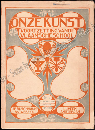 Picture of Onze Kunst. Jg. 2, nrs. 1-6. Eerste half jaar. 1903