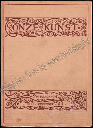 Picture of Onze Kunst. Jg. 14, nr. 12. December 1915
