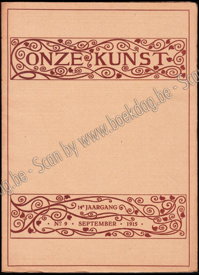 Picture of Onze Kunst. Jg. 14, nr. 9. September 1915