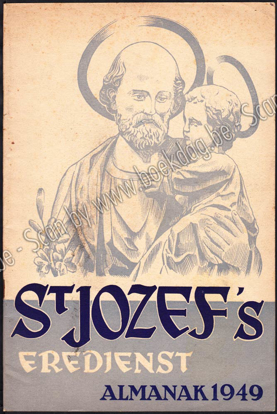 Afbeeldingen van Almanak van St. Jozef's Gedurigen Eredienst Apostelwerk van Pater Damiaan 1949