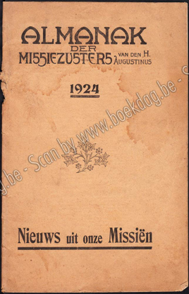 Afbeeldingen van Almanak der Missiezusters van den H. Augustinus 1924