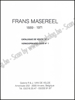 Afbeeldingen van Frans Masereel. 1889-1971. Verkoopscatalogus n° 1