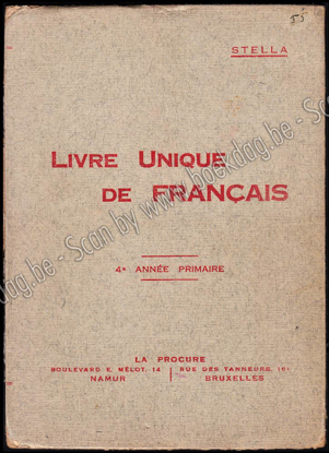 Picture of Livre Unique de Français. Quatrième année