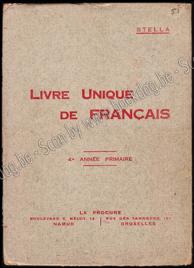 Afbeeldingen van Livre Unique de Français. Quatrième année