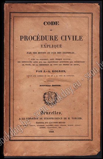 Picture of Code de procédure civile expliqué par ses motifs et par des exemples, ...