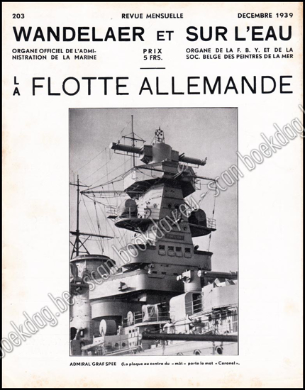 Picture of Wandelaer et Sur l'Eau. N° 203, Decembre 1939. La Flotte Allemande