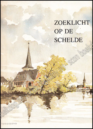 Picture of Zoeklicht op de Schelde. l'Escaut, Die Schelde, The Scheldt