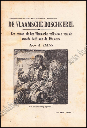 Afbeeldingen van De Vlaamsche Boschkerel. Een roman uit het Vlaamsche volksleven van de tweede helft van de 19e eeuw