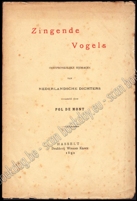 Image de Zingende Vogels. Oorspronkelijke bijdragen van Nederlandsche Dichters. III, 1891, 3e stuk