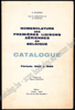 Afbeeldingen van Nomenclature des Premières Liaisons Aériennes en Belgique. Catalogue Période 1902 à 1968