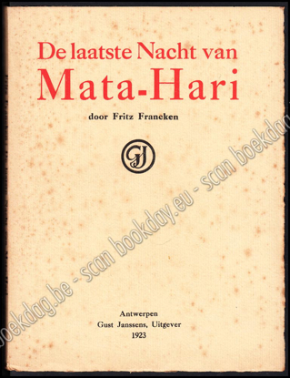 Picture of De laatste Nacht van Mata-Hari