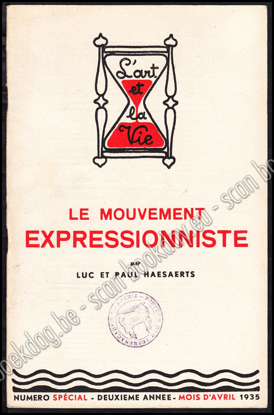 Image de Le Mouvement Expressionniste. N° 4, Avril 1935. Numero spécial de l'art et la vie