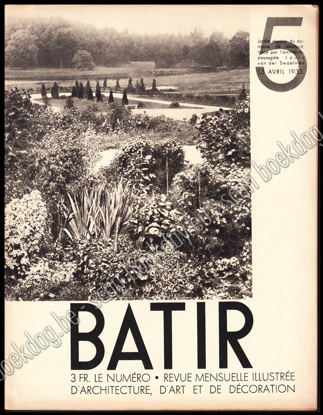 Afbeeldingen van Batir 5. Revue Mensuelle illustrée d`architecture, d`art et de décoration