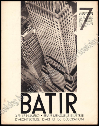 Afbeeldingen van Batir 7. Revue Mensuelle illustrée d`architecture, d`art et de décoration