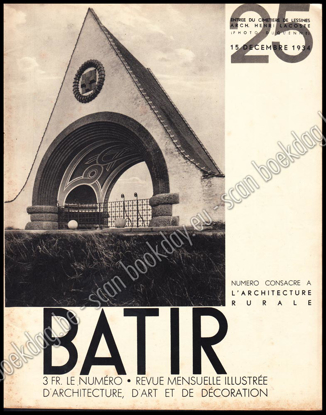 Picture of Batir 25. Revue Mensuelle illustrée d`architecture, d`art et de décoration