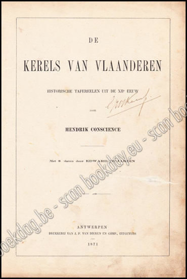 Picture of De Kerels van Vlaanderen. Historische tafereelen uit de XIIe eeuw