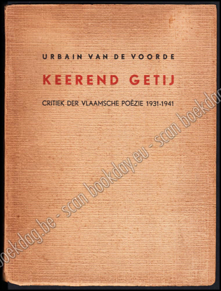 Image de Keerend getij. Critiek der Vlaamsche poëzie 1931-1941